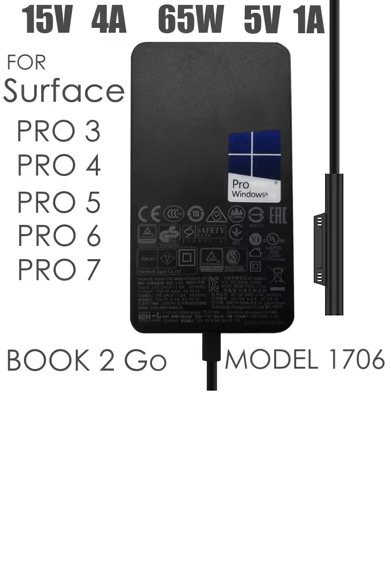 Microsoft Surface pro 65w Adaptör